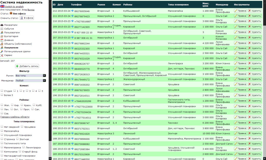 Система недвижимость